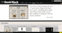 Desktop Screenshot of davidslack.co.uk