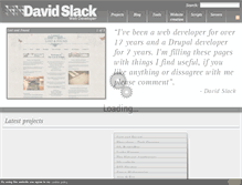 Tablet Screenshot of davidslack.co.uk
